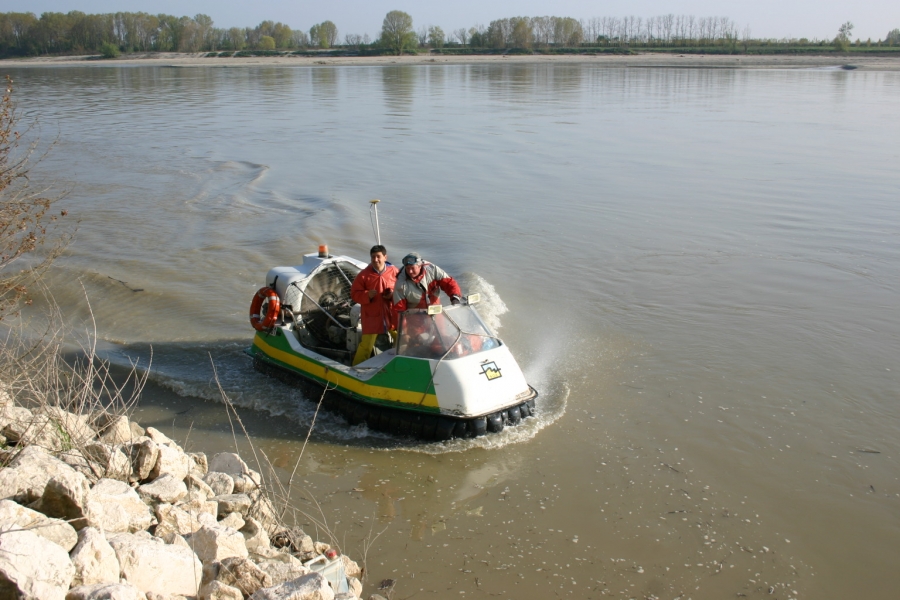 Batimetria fiume Po (Mantova)