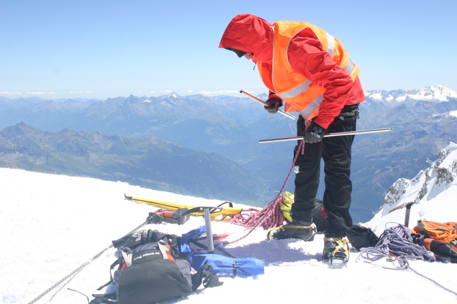 Rilevamento GPS vetta Monte Bianco (Curmayeur-Ao-)